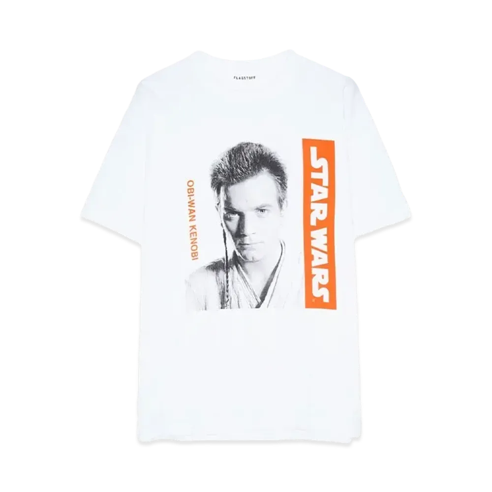 F-LAGSTUF-F "OBI-WAN" TEE "WHITE"