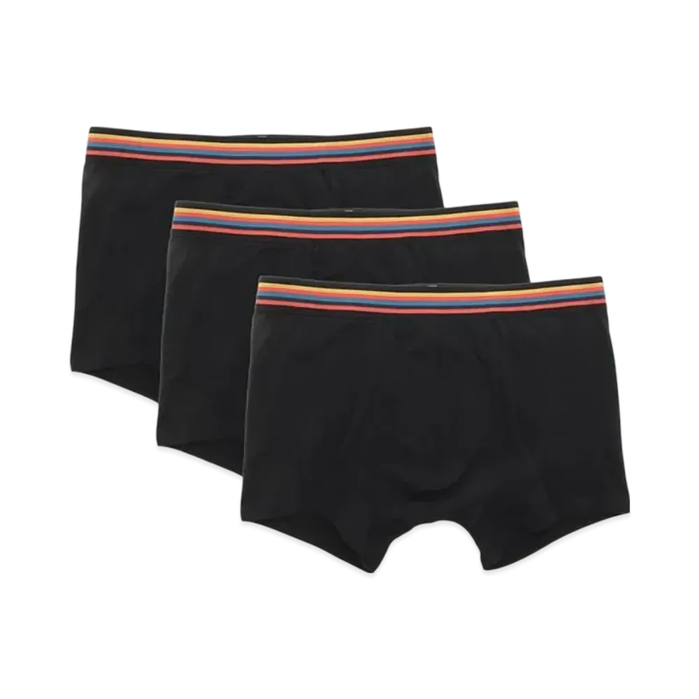 Paul Smith Underwear Boxer Shorts 3 Pack Striped "Black"