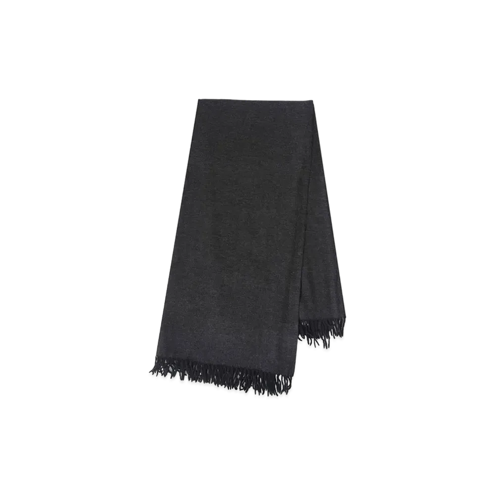 COMOLI Cashmere Stole "Charcoal"