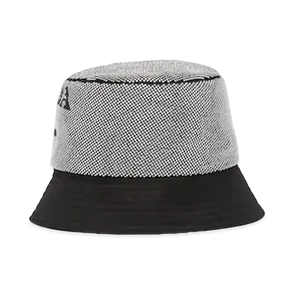 PRADA Re-Nylon Bucket Hat "Black / Light Gray"