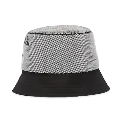 PRADA Re-Nylon Bucket Hat "Black / Light Gray"