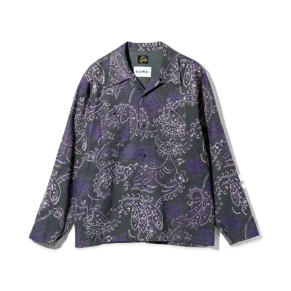 Needles x NOMA t.d. Cowboy One-Up Shirt - Paisley Pt. "Black"