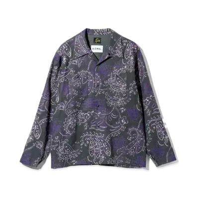 Needles x NOMA t.d. Cowboy One-Up Shirt - Paisley Pt. "Black"