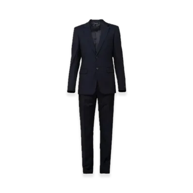 PRADA Wool x Mohair Single-Breasted Suit "Navy"