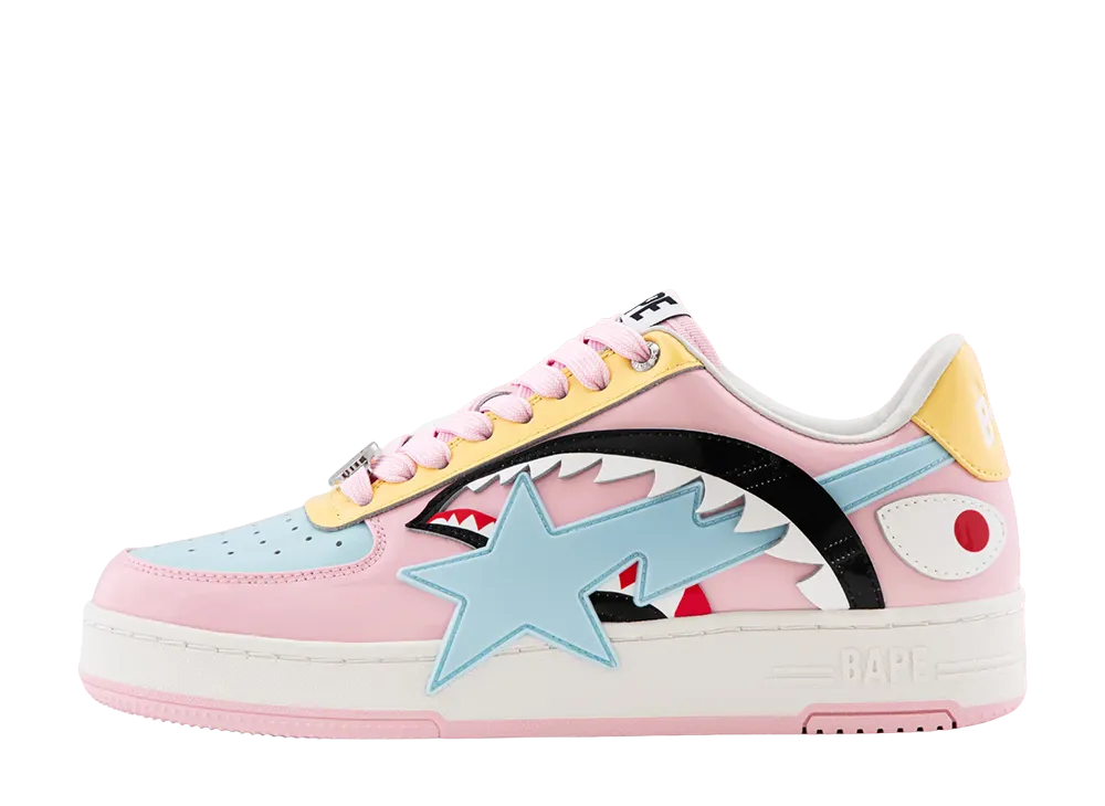A BATHING APE BAPE STA OS SHARK "Pink"