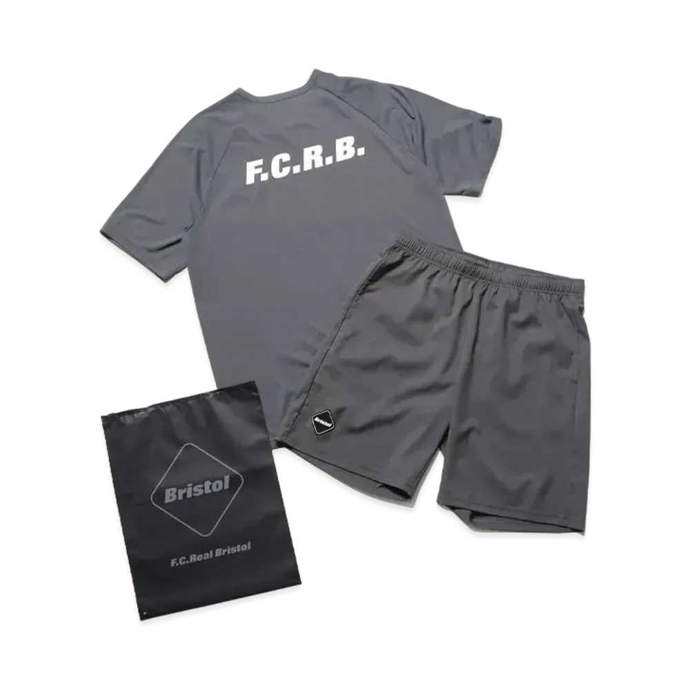 F.C.Real Bristol Training S/S Top & Shorts "Gray"
