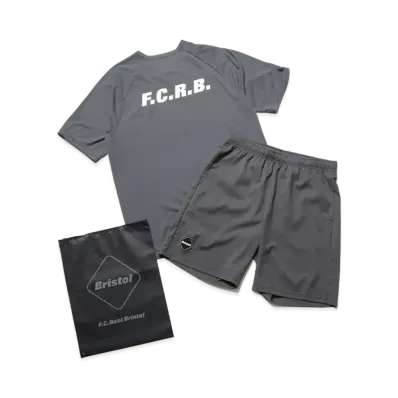 F.C.Real Bristol Training S/S Top & Shorts "Gray"
