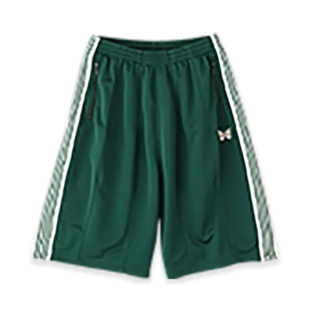 NEEDLES x LHP Track Shorts Poly Smooth "Green"