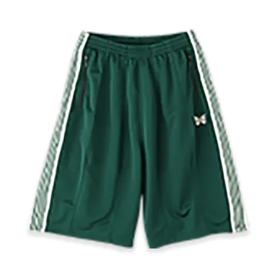 NEEDLES x LHP Track Shorts Poly Smooth "Green"
