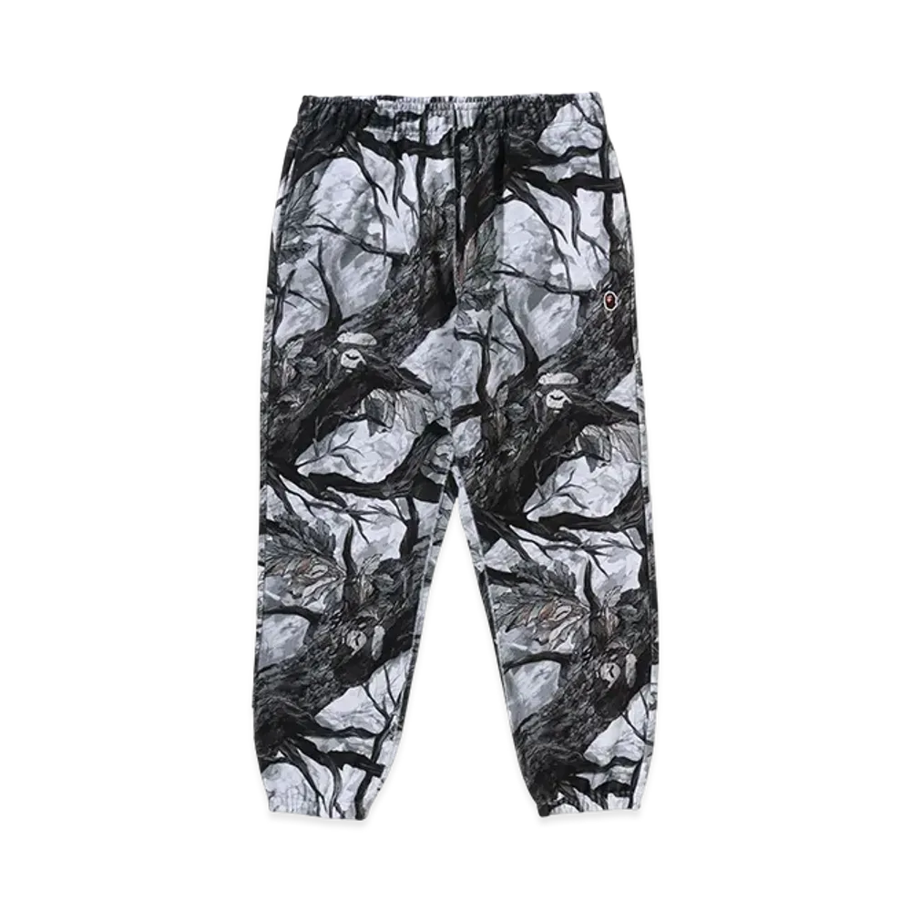 A BATHING APE Relaxed Fit Sweat Pants "White"