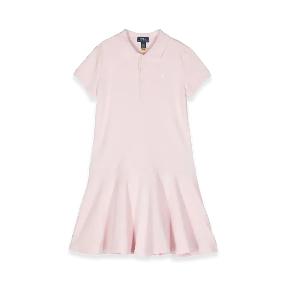 Polo Ralph Lauren Kids Short-Sleeved Polo Dress "Pink"