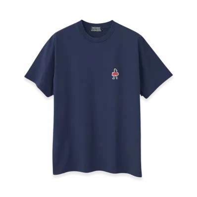 HYSTERIC GLAMOUR Vixen Girl Patch T-Shirt "Navy"