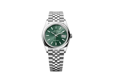 ROLEX Lady-Datejust Yellow Gold "Green"