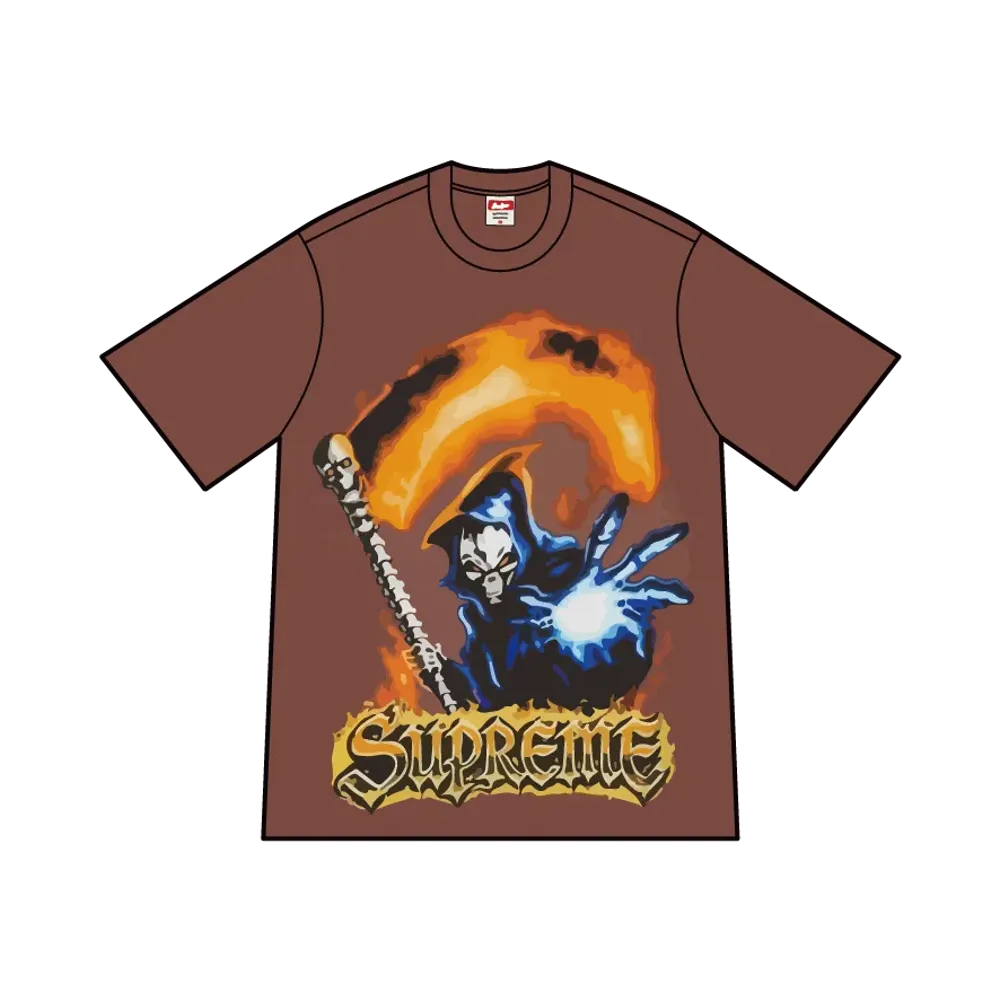 Supreme Grim Reaper Tee "Brown"