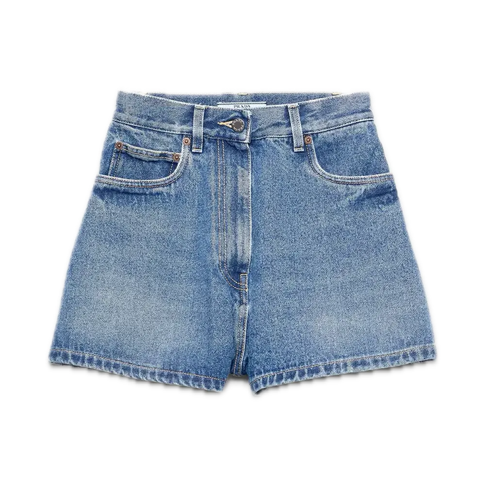 PRADA Denim Shorts "Light blue"