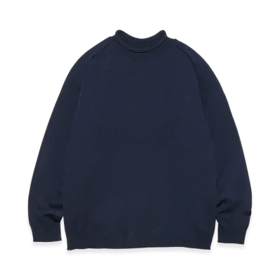 nanamica 12G Crew Neck Sweater "Navy"