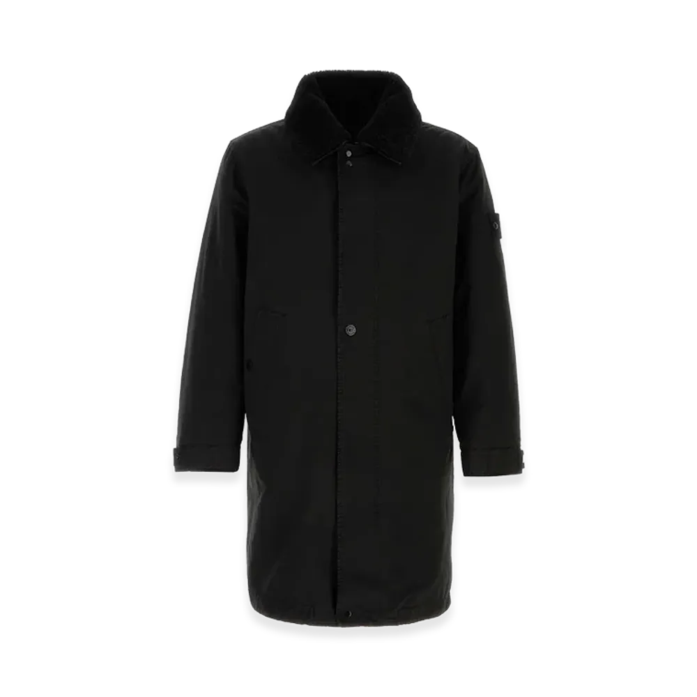 Stone Island Polyester Blend Jacket "Black"