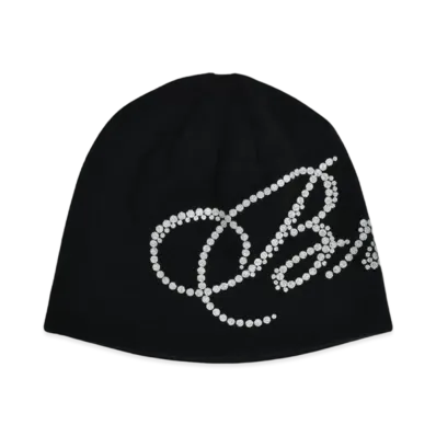 BREATH Glitter Skull Cap "Black"