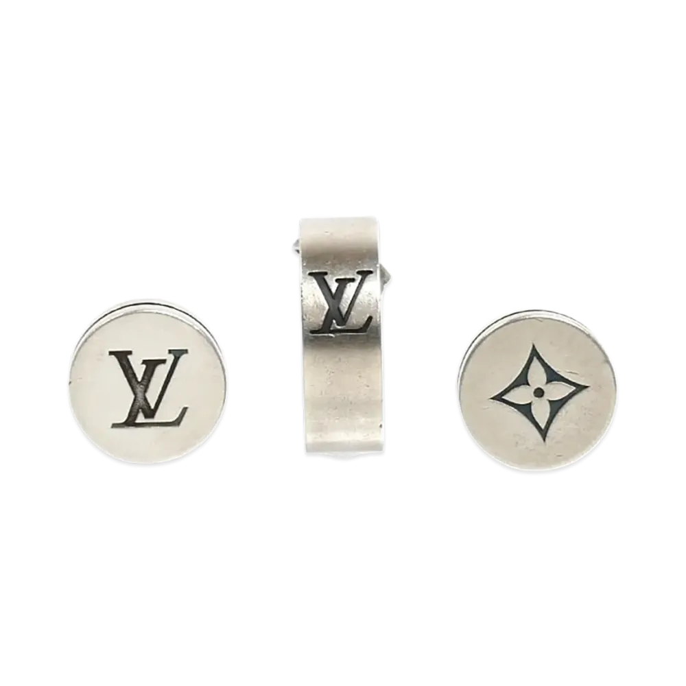 Louis Vuitton LV Tailor Earrings "Silver"