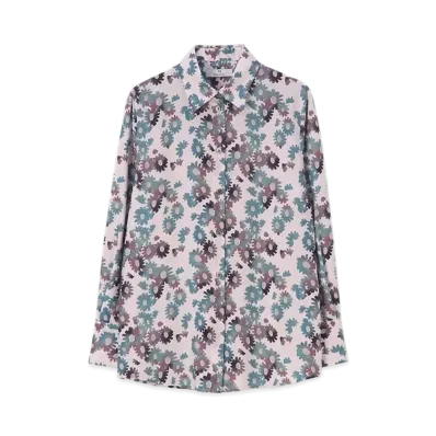 Paul Smith Women's Chamomile Floral Print Shirt "LightPink"