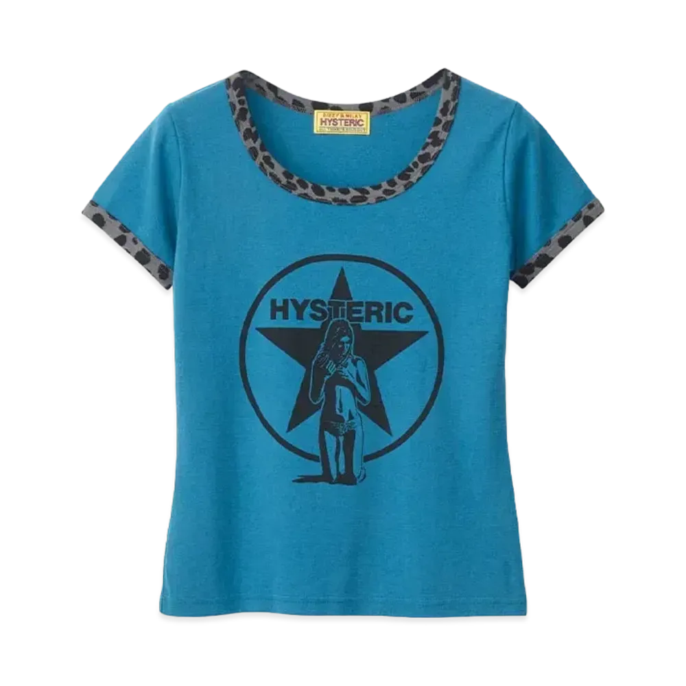 HYSTERIC GLAMOUR Star Bright Chibi T-Shirt "Blue"