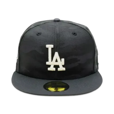 NEW ERA THE CAP Cloaking Device 59FIFTY Los Angeles Dodgers "Black Camo"