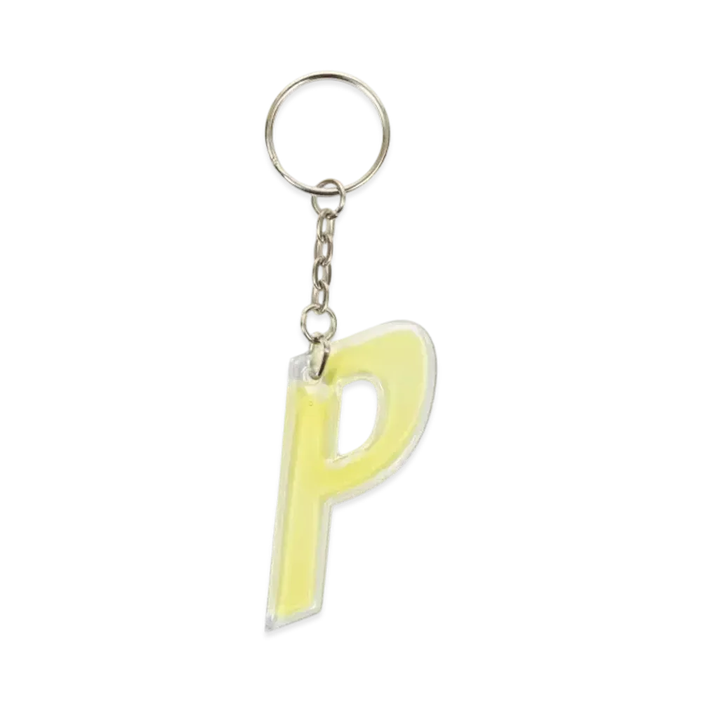 PALACE Gel Keyring "Yellow"