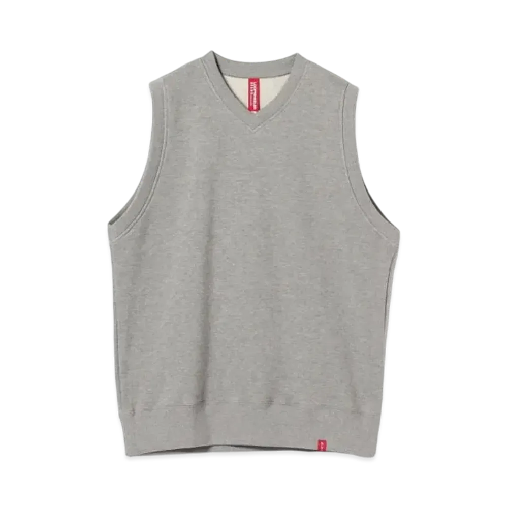 BEAMS JAPAN x LOOPWHEELER Loose Fit Vest "Gray"