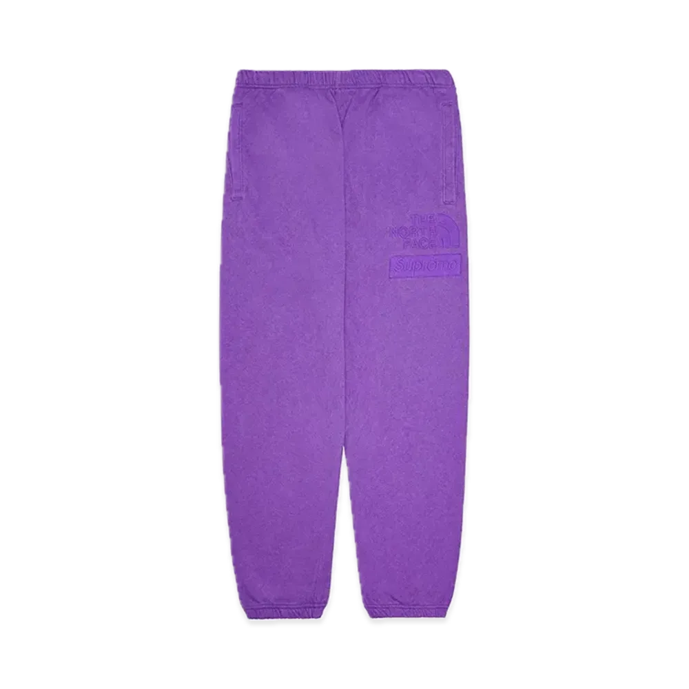 Supreme x The North Face Pigment Printed Sweatpant "Purple"