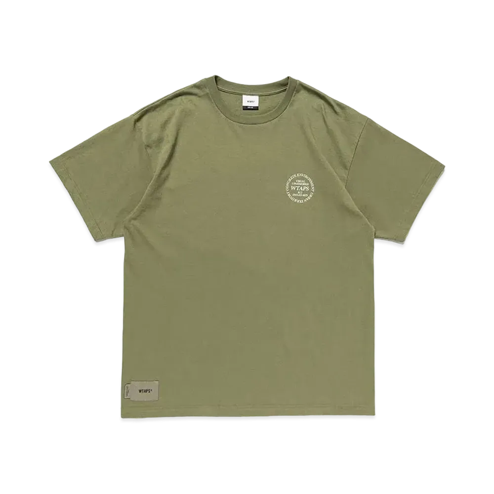 WTAPS Ingredients / Circle / SS / Cotton "Olive Drab"