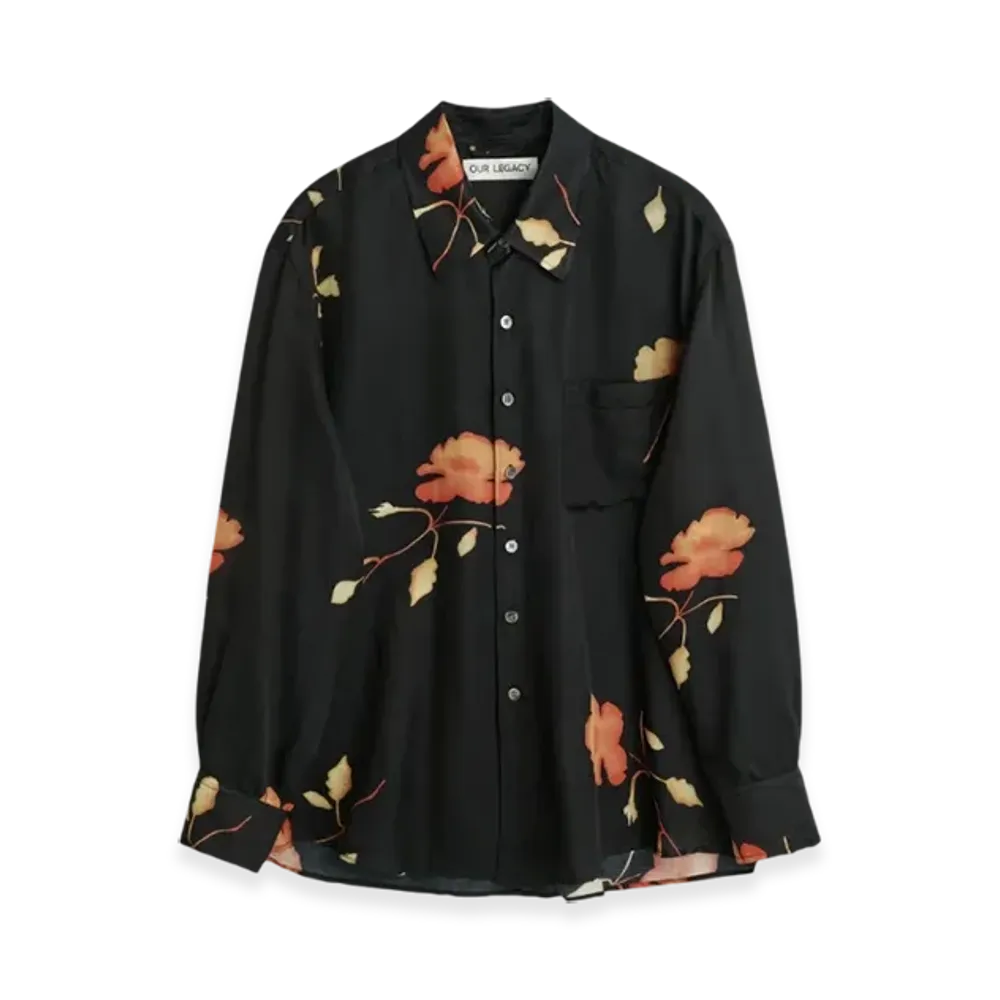 OUR LEGACY Above Shirt "Nocturnal Flower Print"