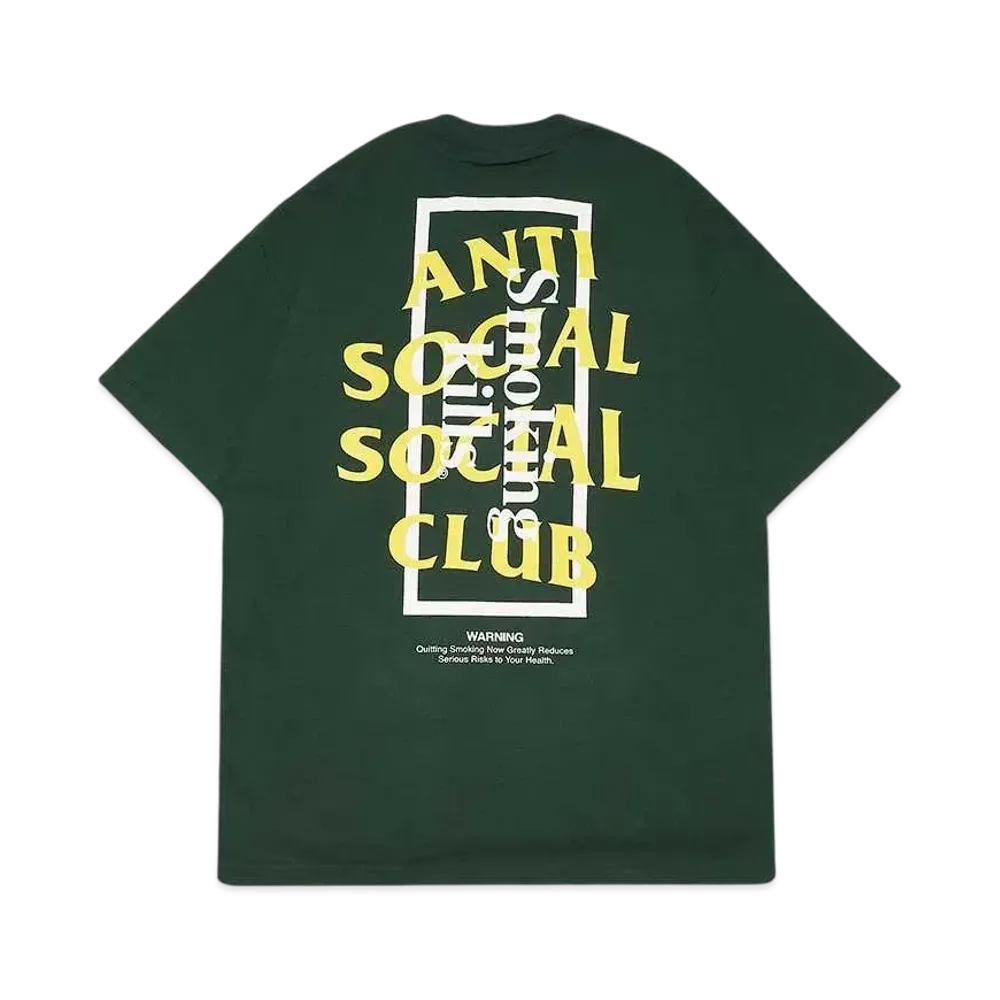 ANTI SOCIAL SOCIAL CLUB collaboration with #FR2 Smoking kills T-shirt "Green"