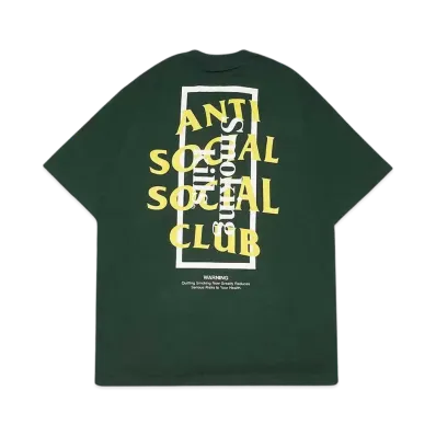 ANTI SOCIAL SOCIAL CLUB collaboration with #FR2 Smoking kills T-shirt "Green"