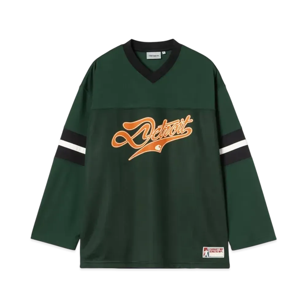 Carhartt WIP L/S Carhartt WIP Detroit Mesh T-Shirt "Conifer/Black/Wax"