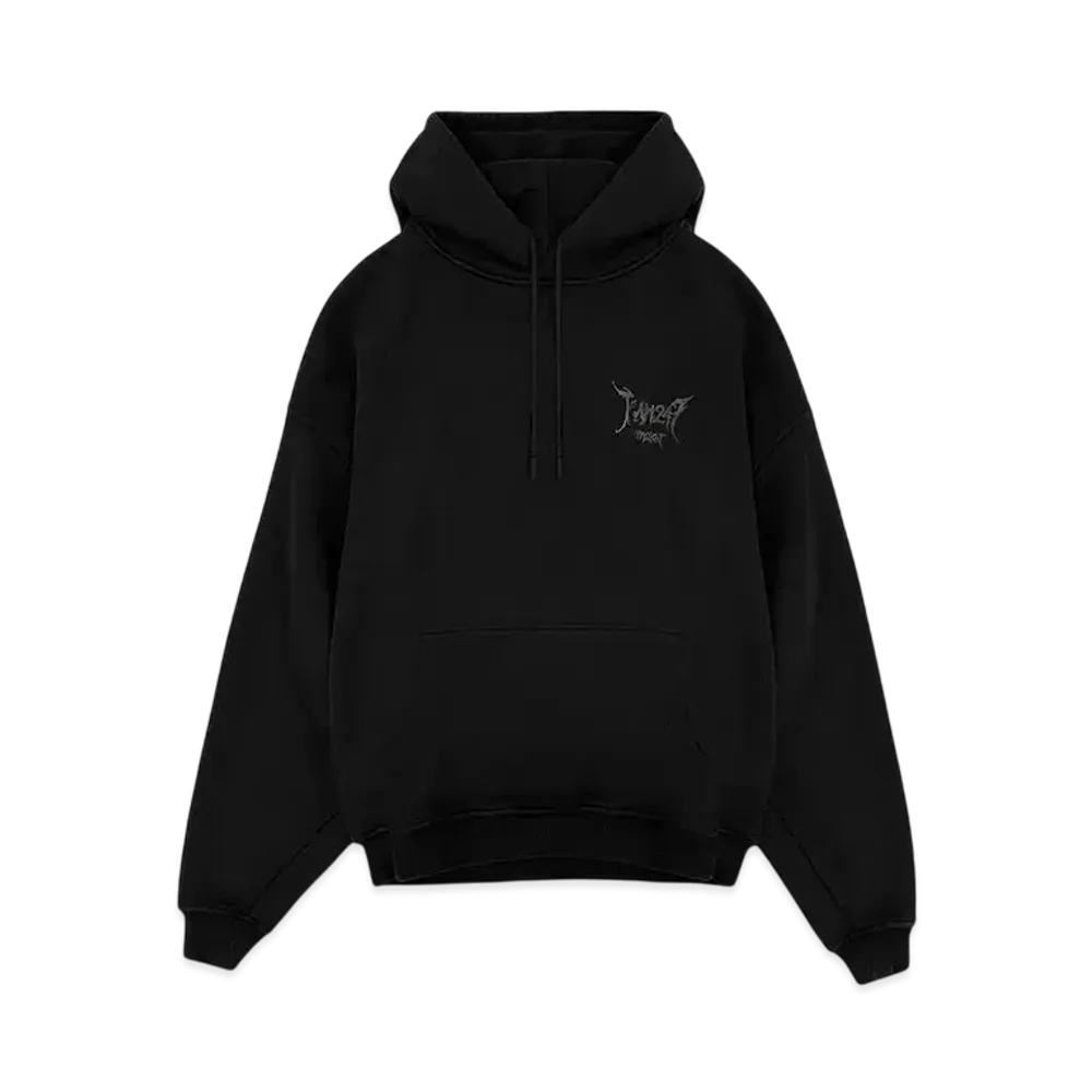 REPRESENT Team 247 x End Oversized Hoodie "Jet Black"