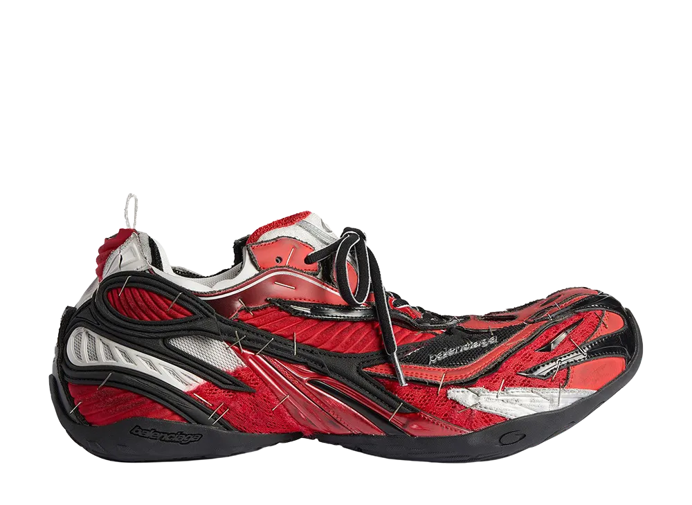 BALENCIAGA Soleless Sneaker "Red/Black/White/Silver"