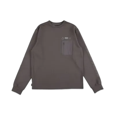 WIND AND SEA WDS Smooth CT L/S Top "Chacoal"