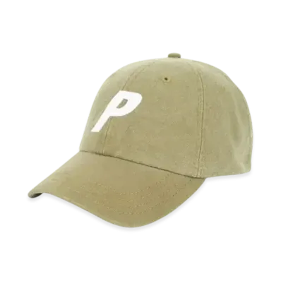 PALACE P 6-Panel Canvas "Olive Washed"