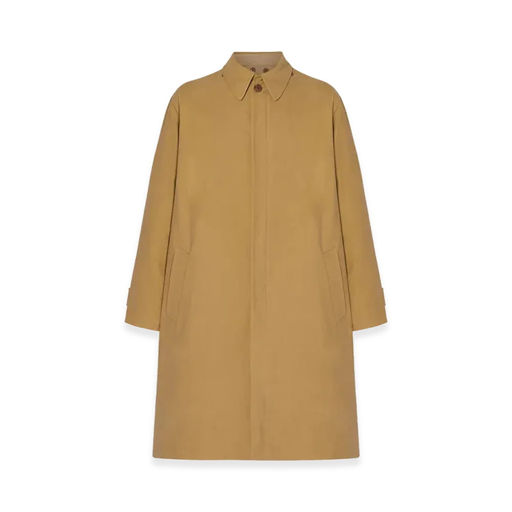 The Row Parmas Cotton and Cashmere Coat "Dark Sand"