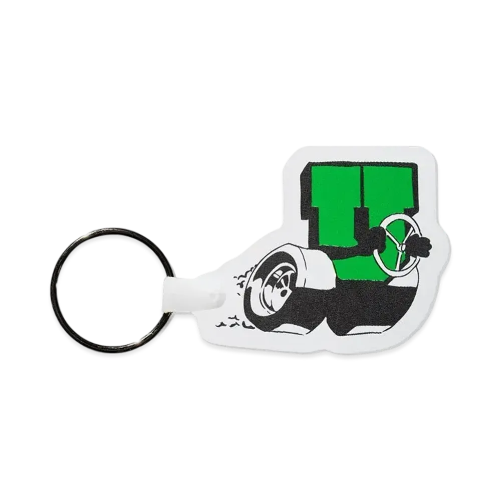 UNDEFEATED U-Man Racing Keychain - 02210 "Green"