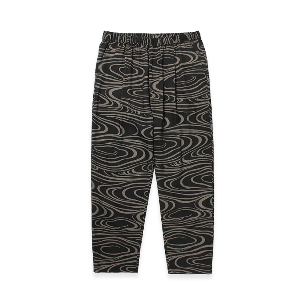 APHRODITEGANG GAKKIN x BUDSPOOL Uzumaru Easy Trousers "Black"