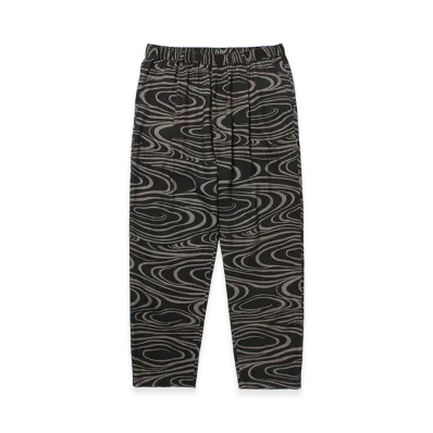 APHRODITEGANG GAKKIN x BUDSPOOL Uzumaru Easy Trousers "Black"