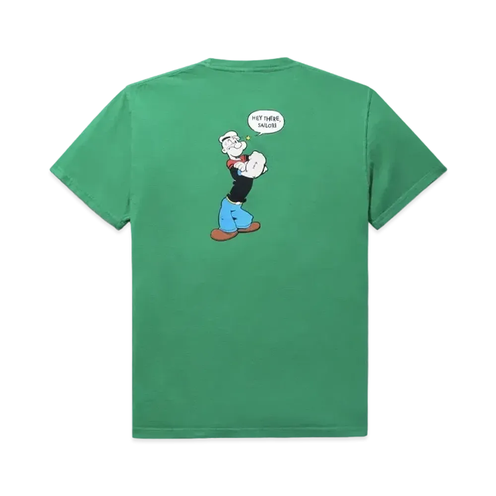Noah Popeye Pocket Tee "Kelly Green"