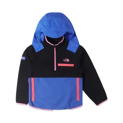 The North Face x CLOT Teen 2 in 1 Hooded Fleece Top "Black"