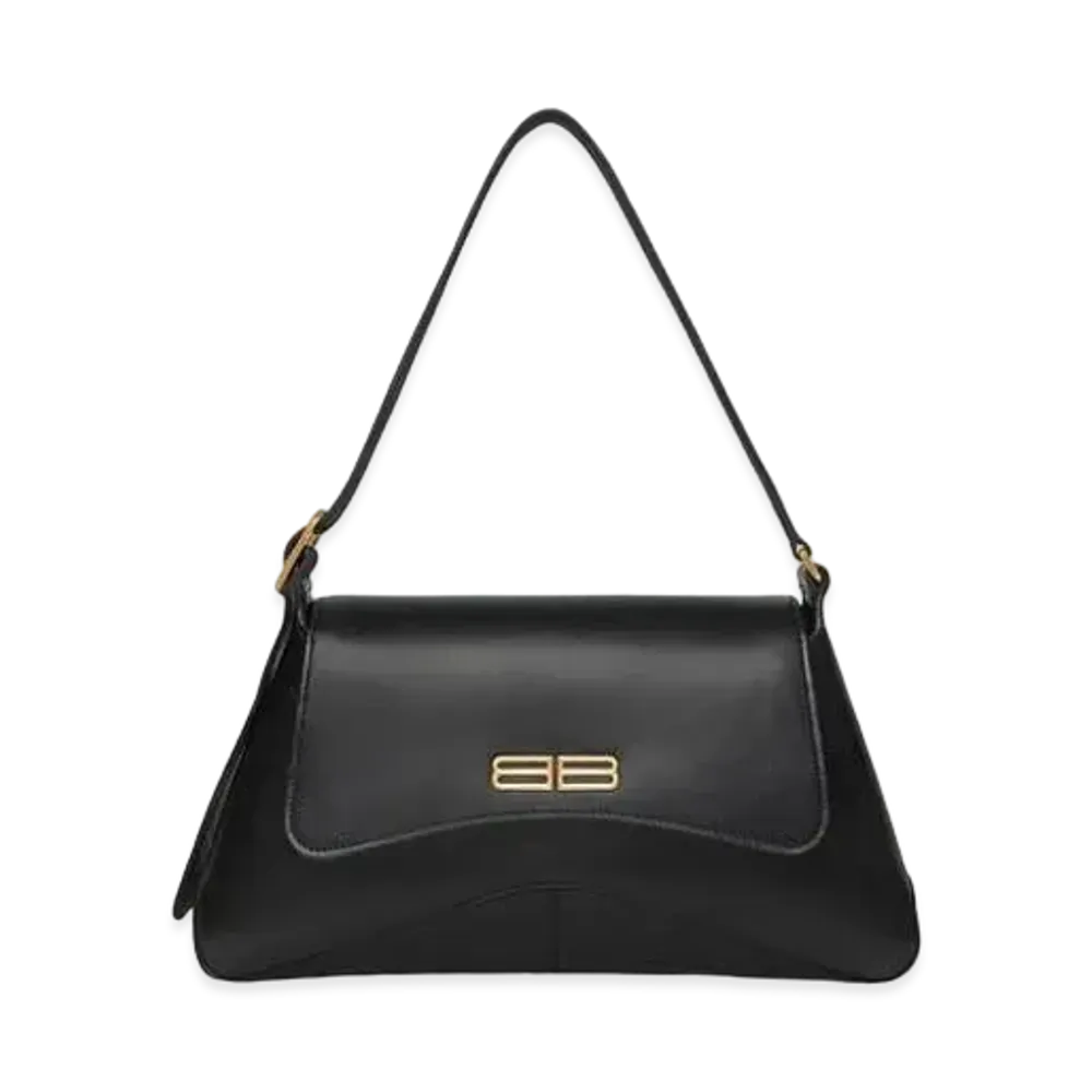 BALENCIAGA XX Smooth Medium Flap Bag "Black"