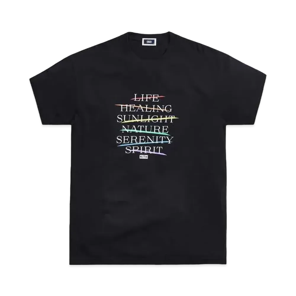 Kith Pride Meaning Tee "Black"