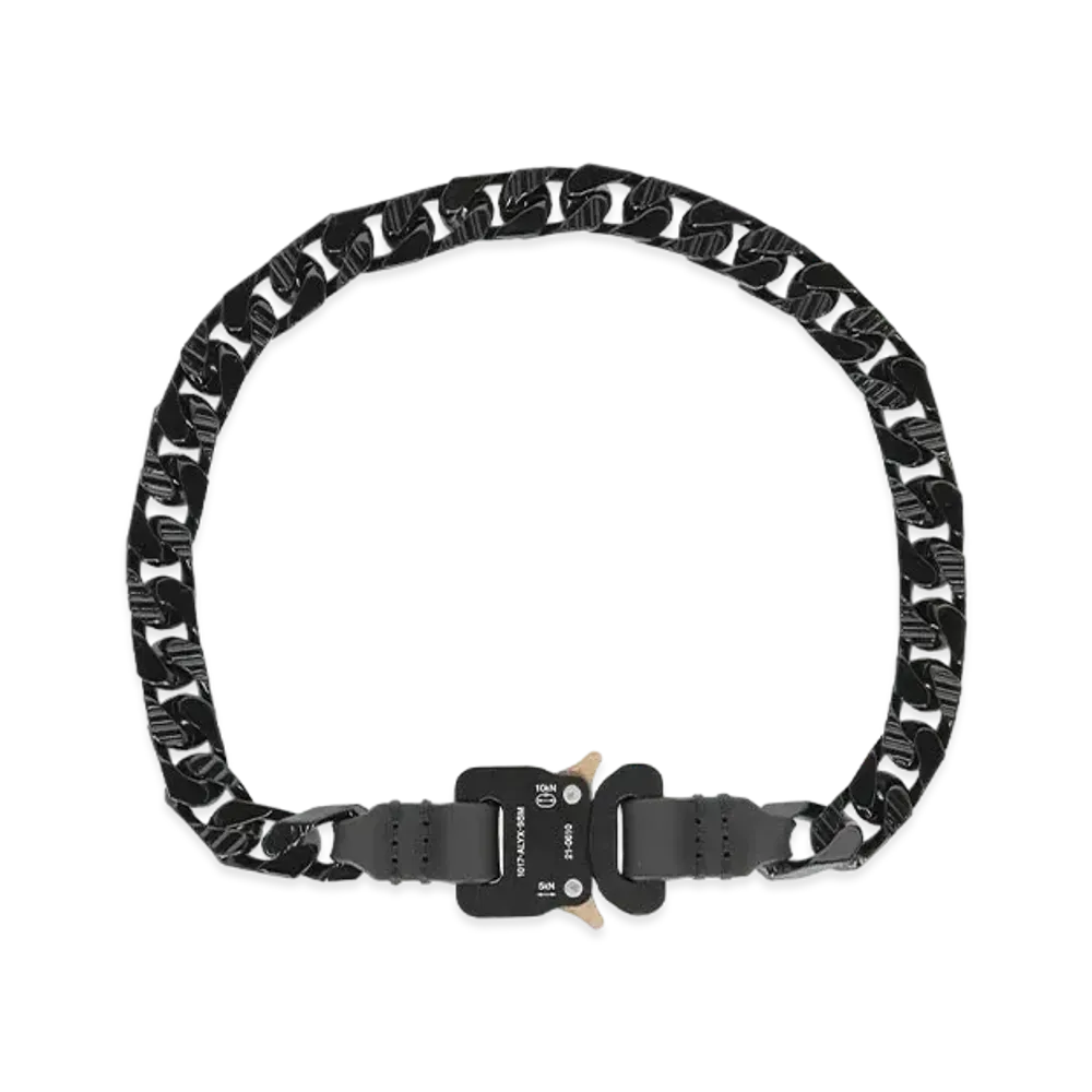 1017 ALYX 9SM Colored Chain Necklace "Black"