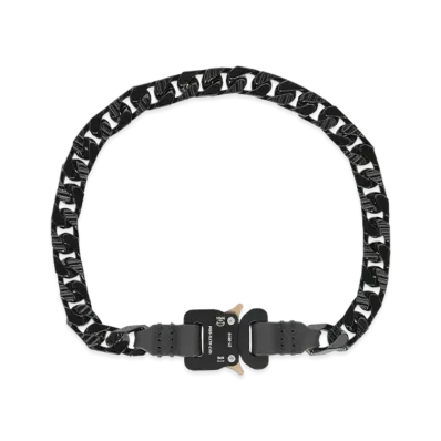1017 ALYX 9SM Colored Chain Necklace "Black"