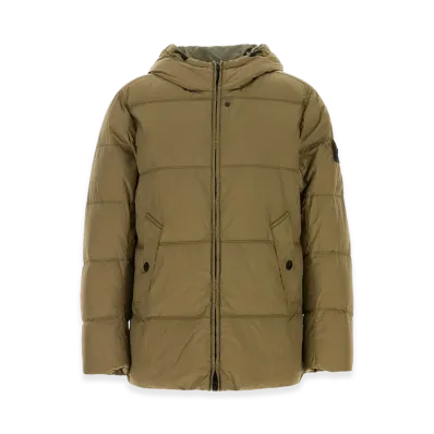 Stone Island Nylon Down Jacket "Army Green"