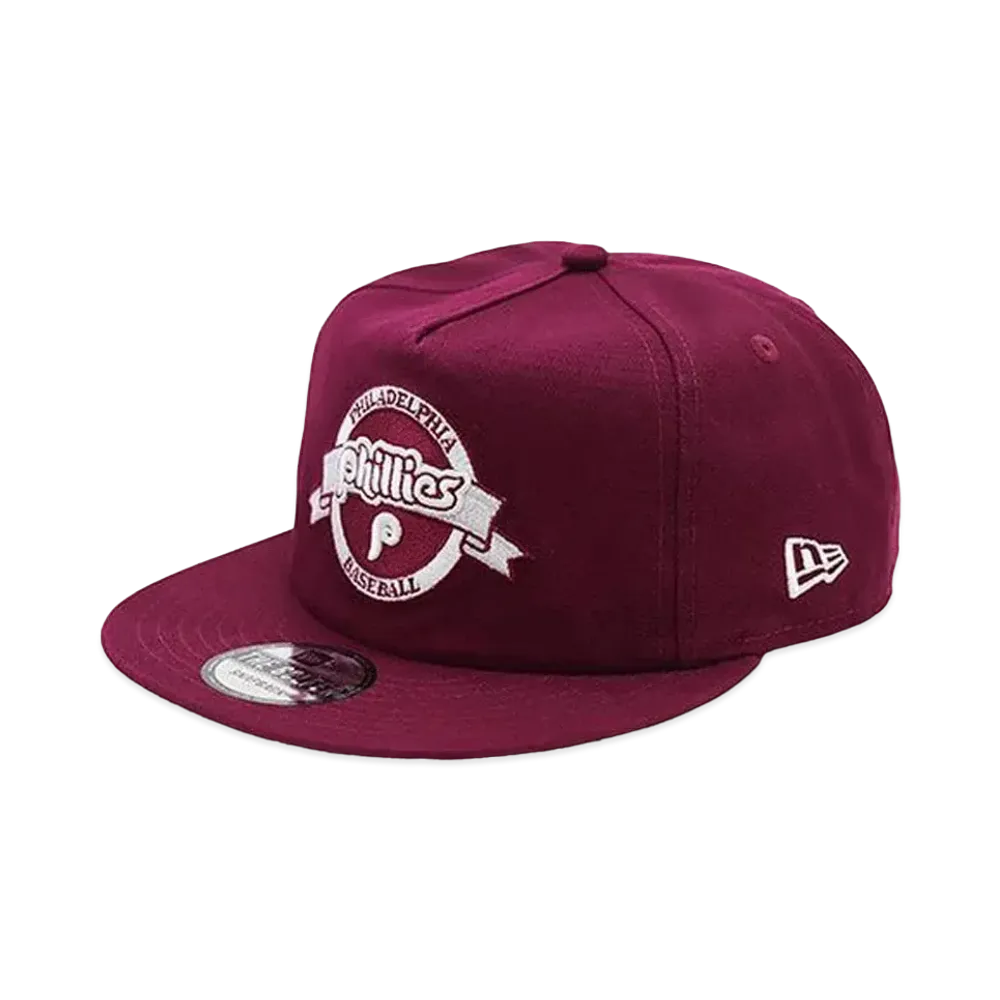 NEW ERA x THE CAP The Golfer Banner Script Pack Philadelphia Phillies "Red"